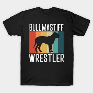 Funny Bullmastiff Gift Bullmastiff Wrestler Cool Dog Tee T-Shirt